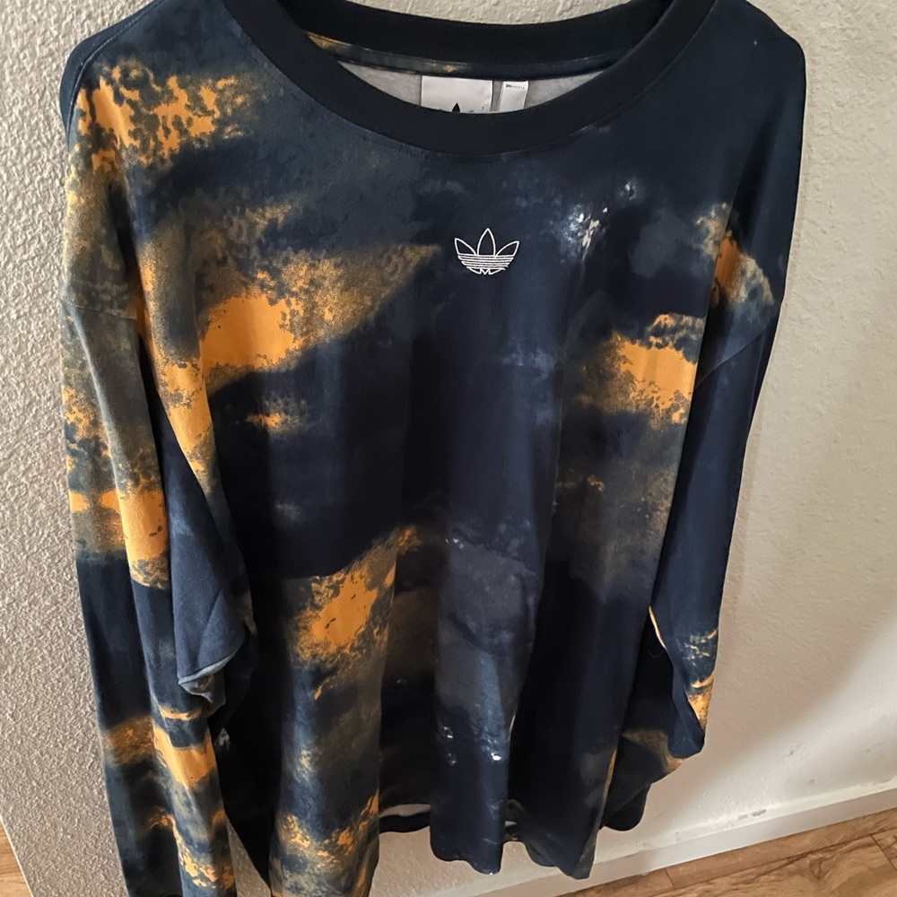 Adidas long sleeve tie dye